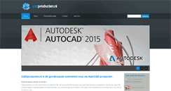 Desktop Screenshot of cadproducten.nl